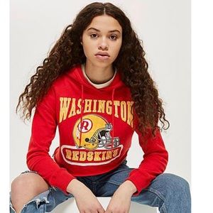Topshop Vintage Washington Redskins Hoodie